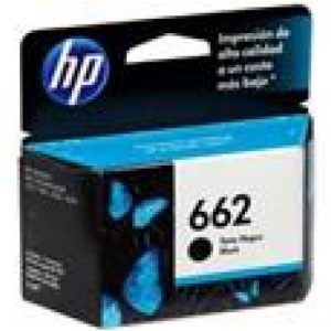 Cartucho original HP 662 negro