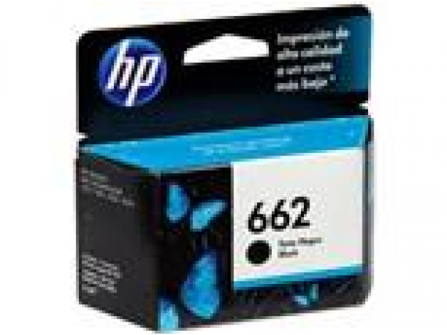 Cartucho original HP 662 negro