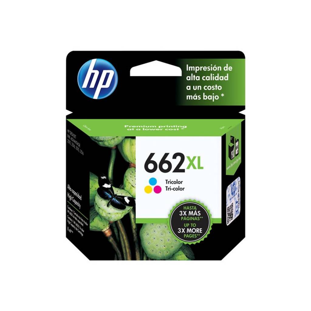 HP 662XL - Alto rendimiento - color cian, magenta, amarillo