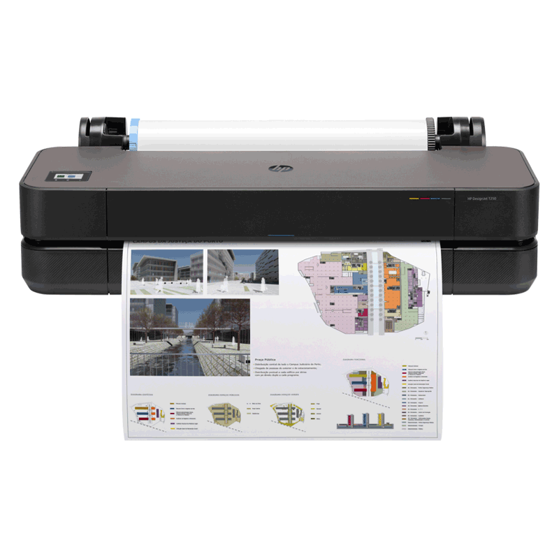 Impresora HP DesignJet T250 24″. Extrema simplicidad. Conectividad WiFi. Se adapta a su oficina y presupuesto.