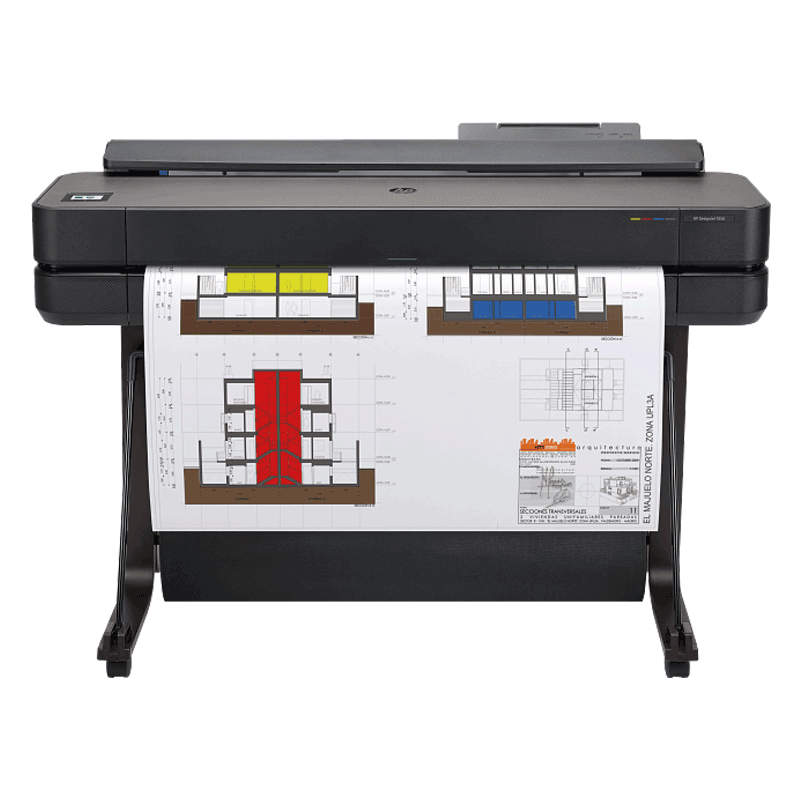 Impresora multifuncional HP DesignJet T650 36″. Extrema simplicidad, Conectividad Wi-Fi y Precisión Profesional.