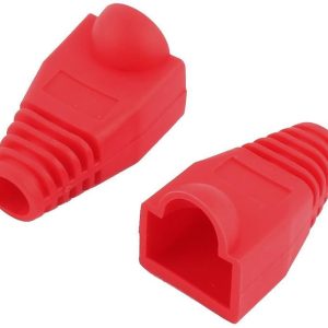 BOTAS COLOR ROJO CAT5E (100 Unidades)