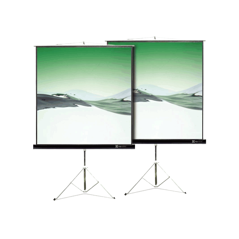 Klip Xtreme KPS-102 – Pantalla de Proyección 86″/2.19 m. Montaje en trípode ajustable. | Ideal para Cine en Casa y Presentaciones