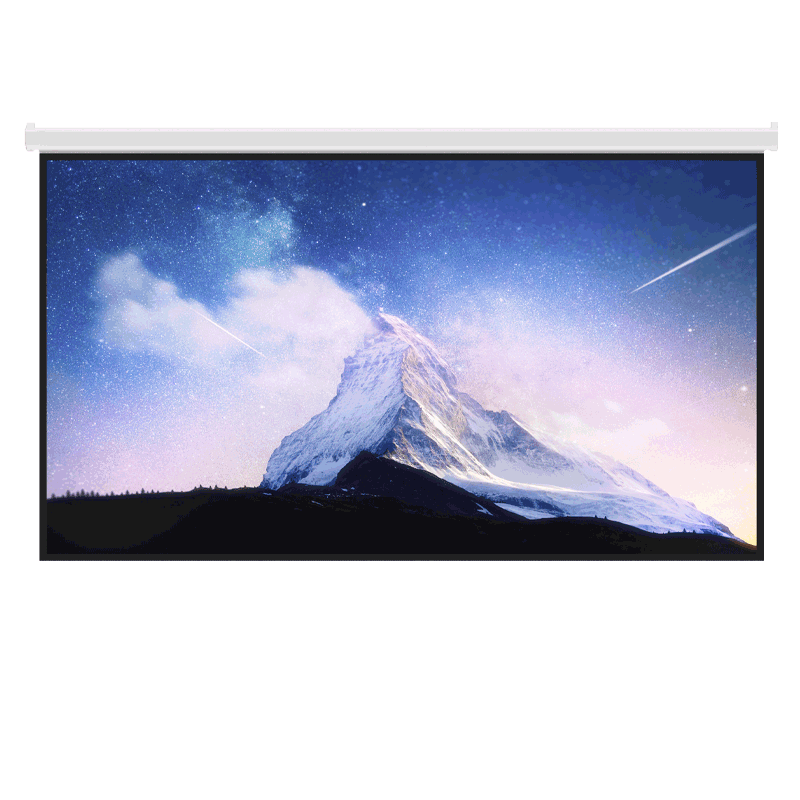 Klip Xtreme KPS-313 - Pantalla de Proyección 100"/2.69 m Montaje en Techo/Pared | Ideal para Cine en Casa y Presentaciones