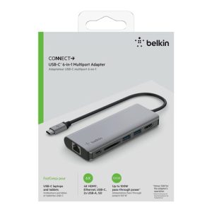 Belkin CONNECT USB-C 6-in-1