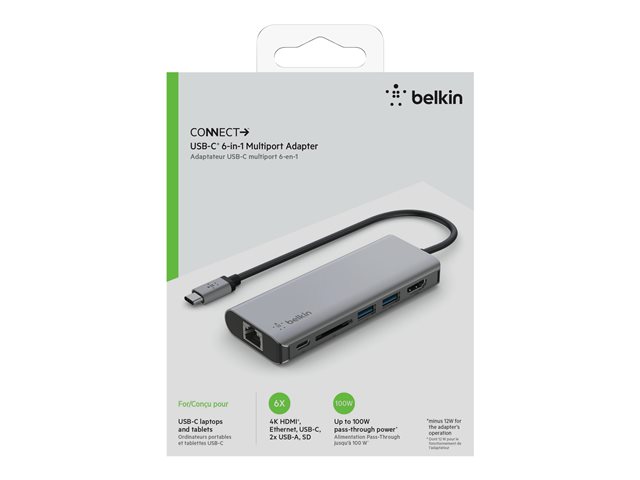 Belkin CONNECT USB-C 6-in-1