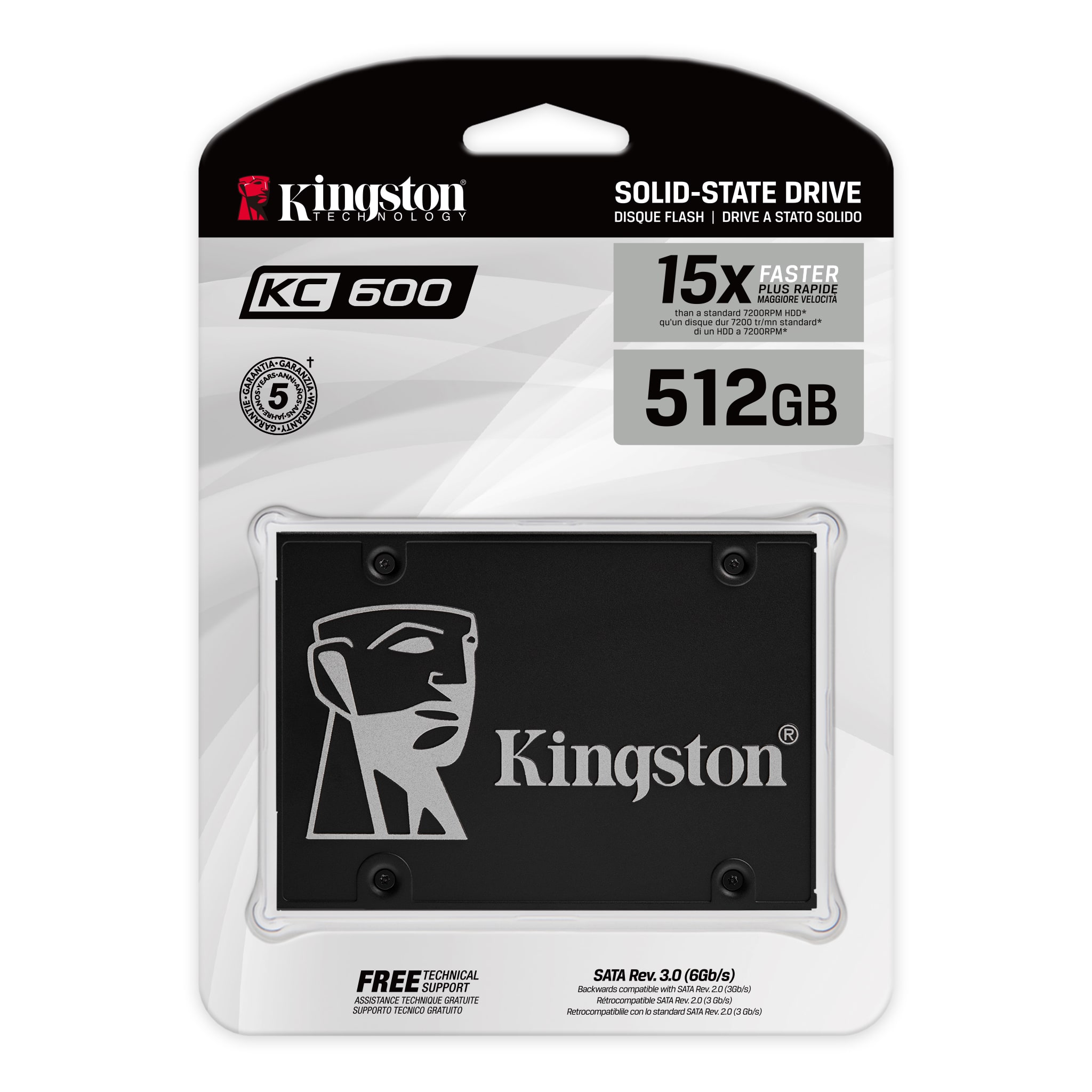 Kingston KC600 - SSD - cifrado