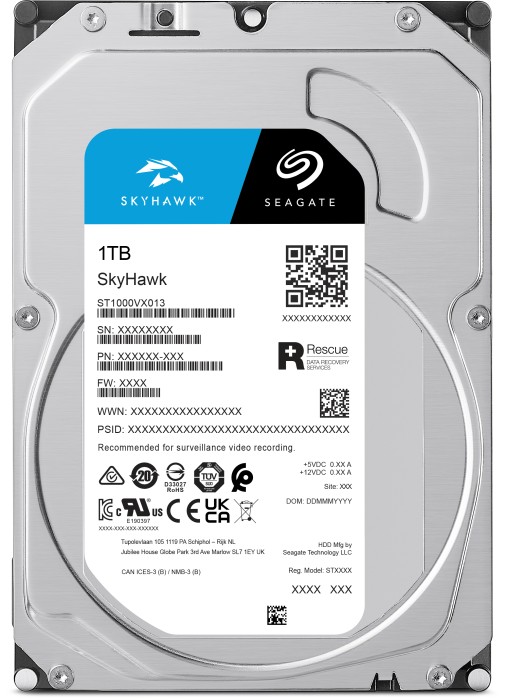 Seagate SkyHawk ST1000VX013 - Disco duro - 1 TB