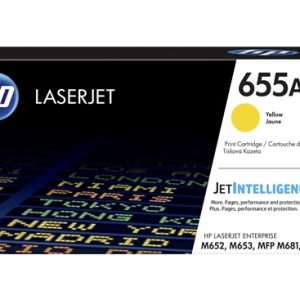 Cartucho de Tóner HP 655A Amarillo Original - Alta Capacidad para Impresoras Láser