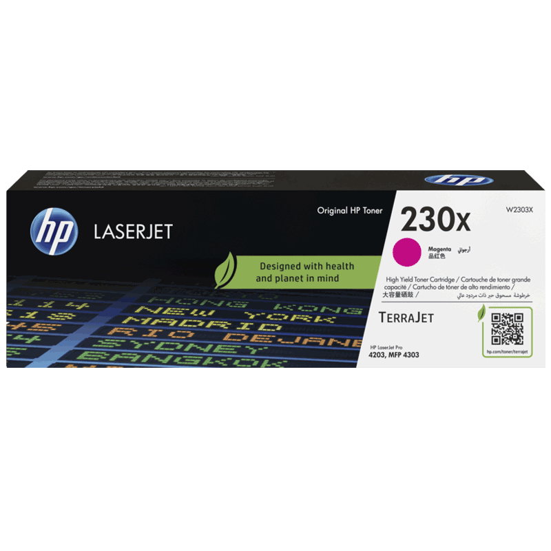 Tóner Original HP 230X (W2303X) Magenta Doble Rendimiento – Impresiones de Alta Calidad – Rendimiento excepcional.