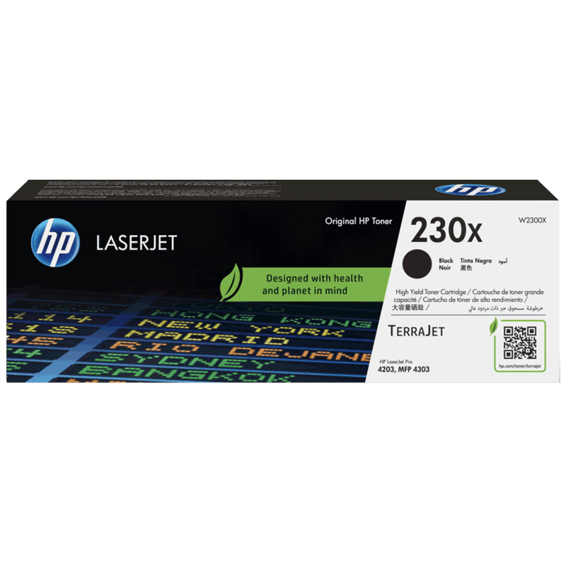 Tóner Original HP 230X (W2300X) Negro Doble Rendimiento – Impresiones de Alta Calidad – Rendimiento excepcional.