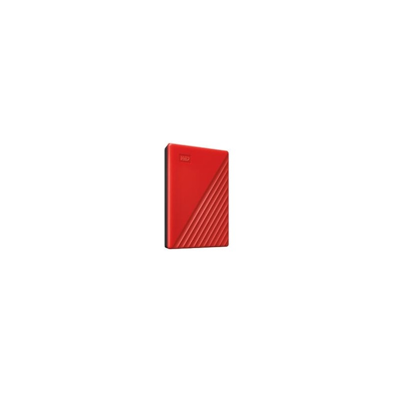 WD My Passport - Disco Duro Portátil 4 TB con Cifrado AES 256 bits - USB 3.2 Rojo