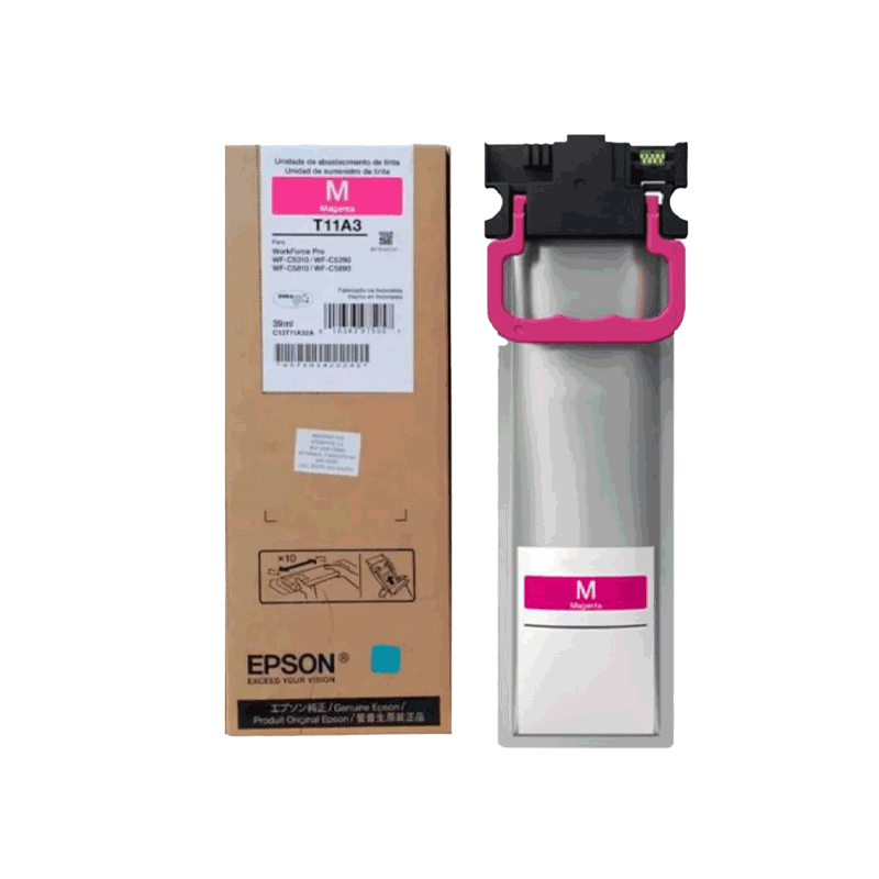 Bolsa de Tinta Epson T11A320-AL Magenta WF- C5310/C5390/C5810/C5890. 39 ml.