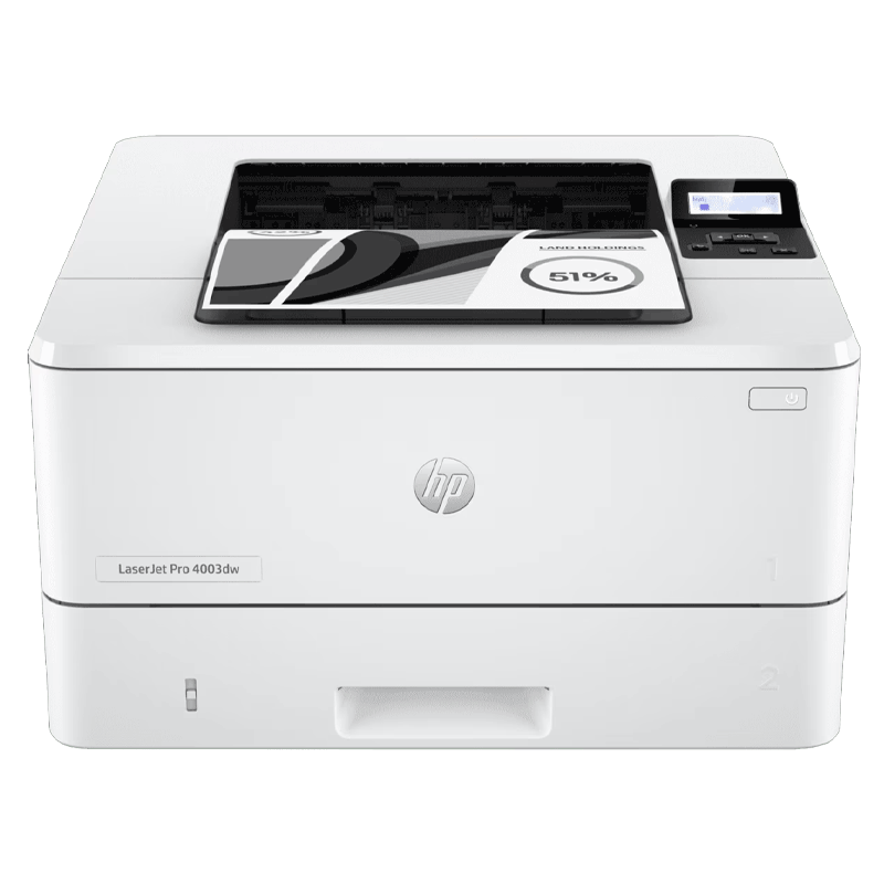 HP LaserJet Pro 4003DW - Impresora Láser para Grupos de Trabajo - Conectividad Inalámbrica y Doble Cara Automática