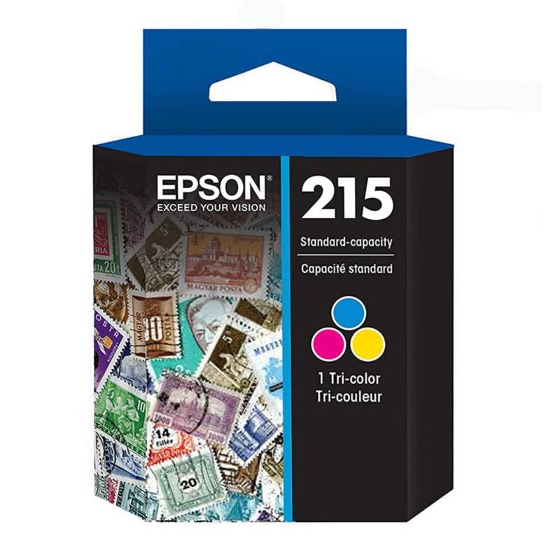 Epson 215 - Cartucho de Tinta Original - Tricolor (Cian, Magenta ...