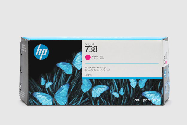 Tinta HP 738 Magenta DesignJet de 300 ml