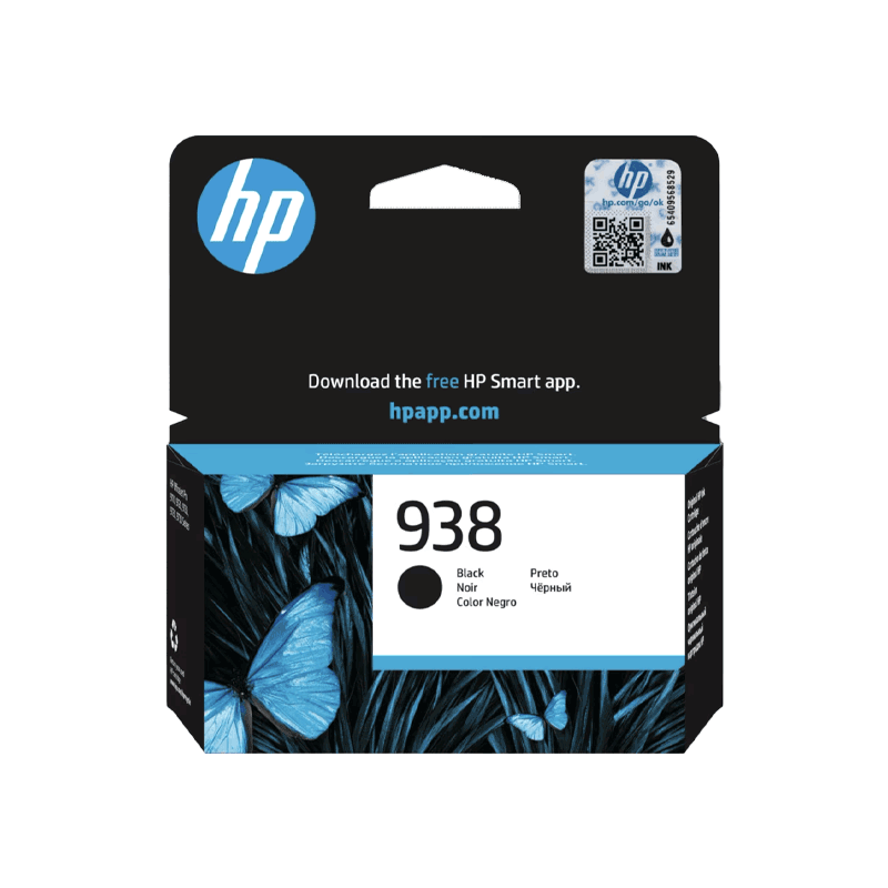 Cartucho de Tinta HP 938 (4S6X8PL) Negro Capacidad Estándar 10ml - Impresión confiable y de calidad para empresas.