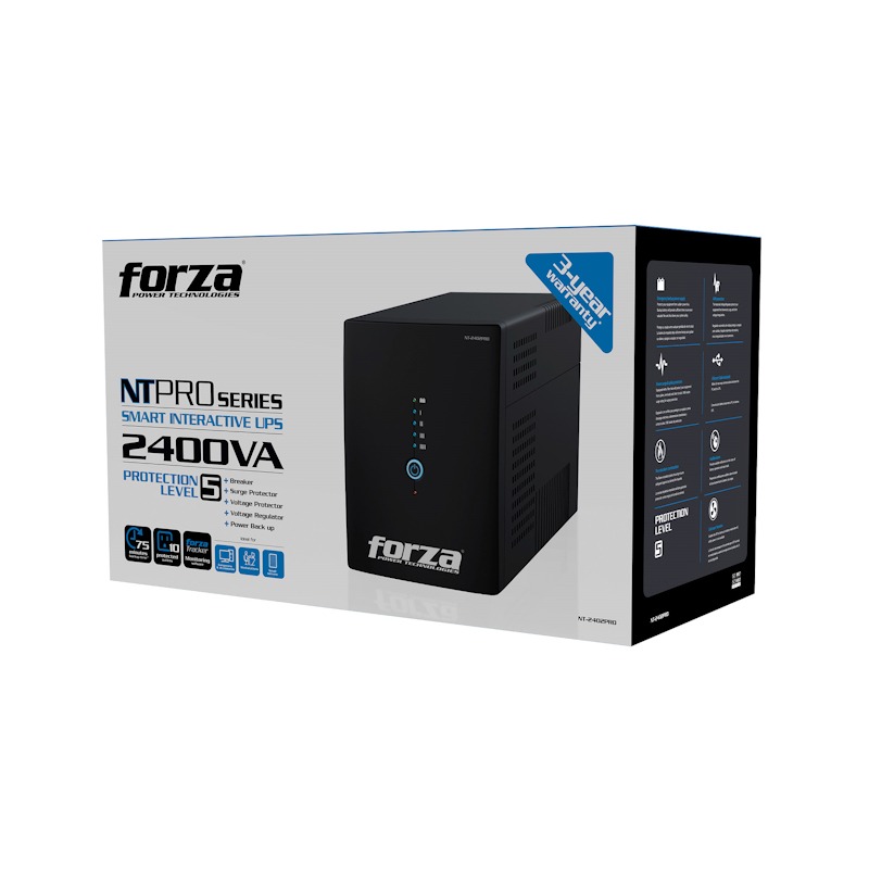 UPS Interactiva Forza 2400VA1200W computodo - El Salvador