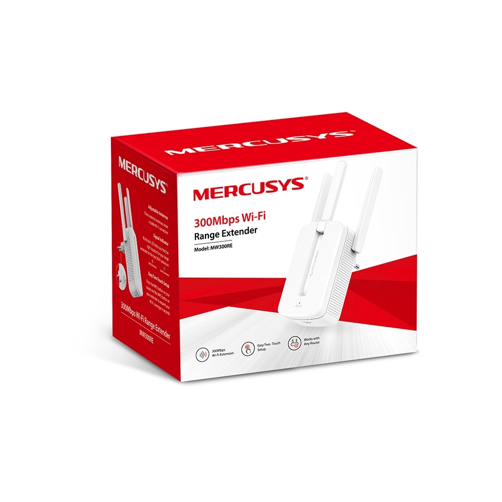 Mercusys MW300RE - Extensor de Rango Wi-Fi 300 Mbps computodo - El Salvador