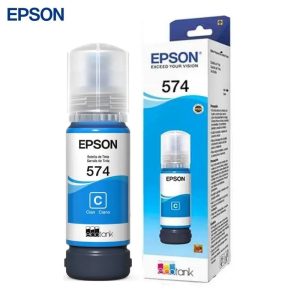 Botella de tinta original Epson T574220 - 70 ml - Color Cian computodo - El Salvador