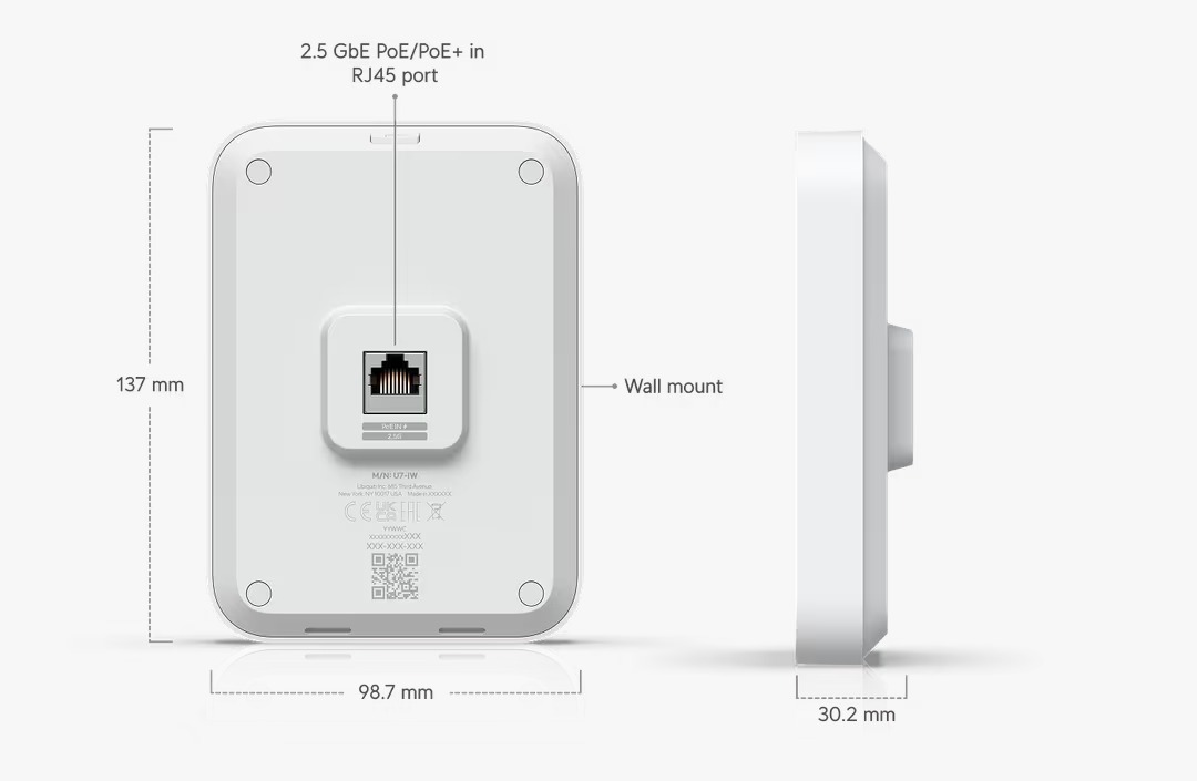 Ubiquiti U7-IW – Punto de Acceso WiFi 7 COMPUTODO - El Salvador