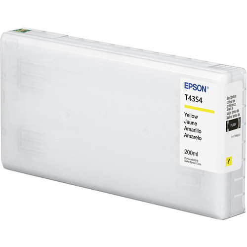 Cartucho de Tinta Epson T43S Amarillo 200ml - Computodo - El Salvador