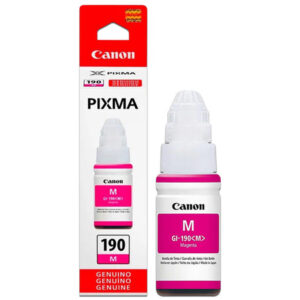 Botella de Tinta Canon GI-190 Magenta - Computodo - El Salvador